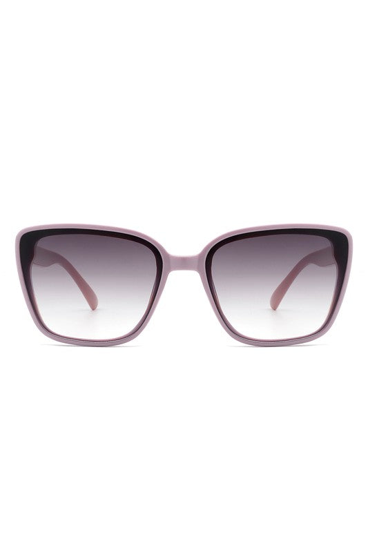 Classic Square Flat Top Oversize Sunglasses