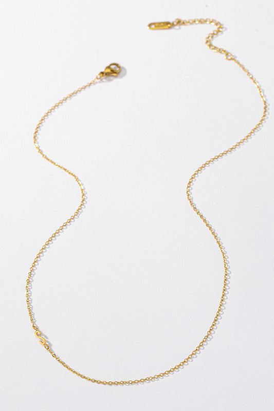 Initial Gold Dipped Pendant Necklaces, Mother's Day
