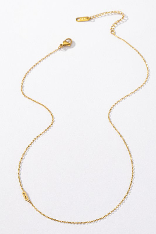 Initial Gold Dipped Pendant Necklaces, Mother's Day