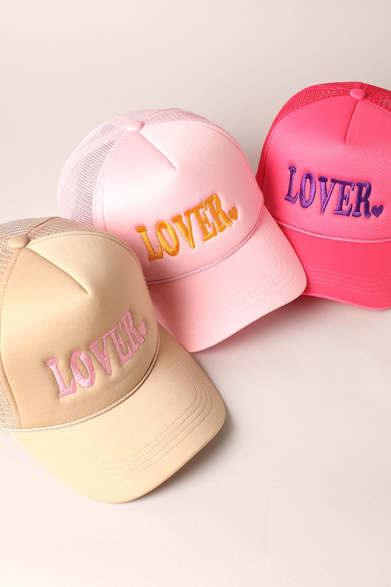 LOVER trucker hats for women