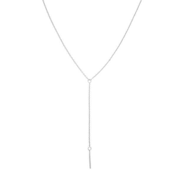 Delicate Lariat Necklace, Petite Jewelry