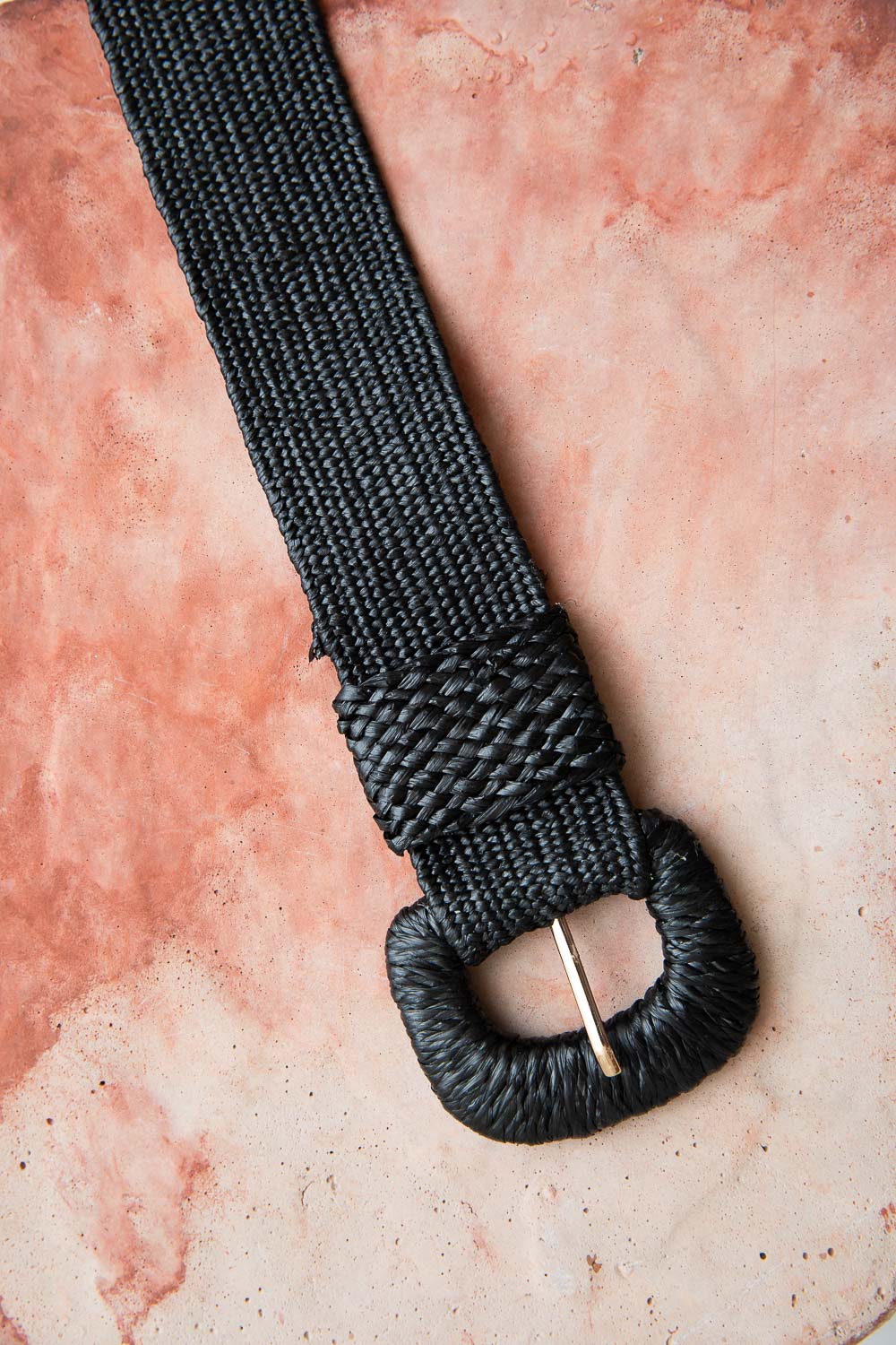 Raffia Stretch Belt Belts