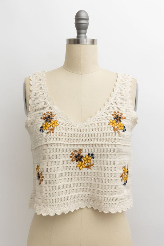 Blooms Crochet Top
